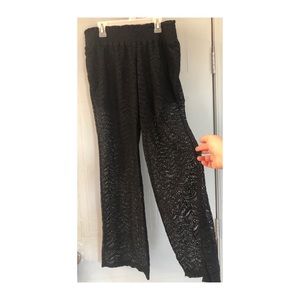 TORRID LACE FLARE PANTS